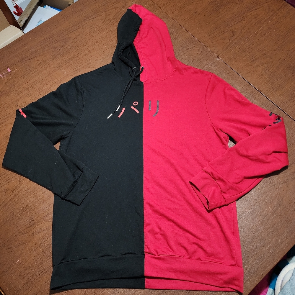 Black and Red Men's Hoodie